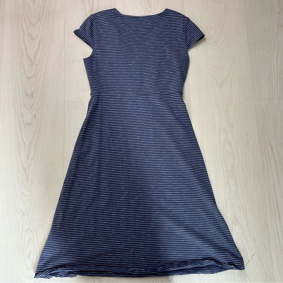 Toad & Co Cotton Athletic Striped Mini Dress Hiking Outdoors Sustainable Size XS - Picture 2 of 4